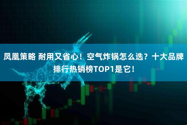 凤凰策略 耐用又省心！空气炸锅怎么选？十大品牌排行热销榜TOP1是它！