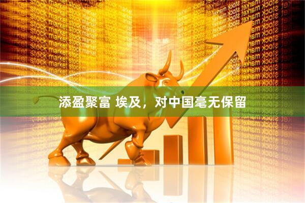 添盈聚富 埃及，对中国毫无保留